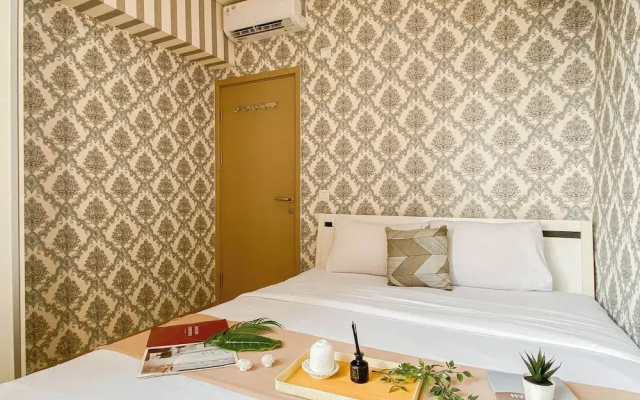 Monochrome 2Br Near Dian Harapan School At Apartment Meikarta