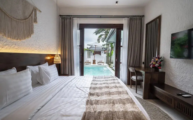 Moonlight EVDEkimi - Stylish 2BR escape with Tropical garden and Pool