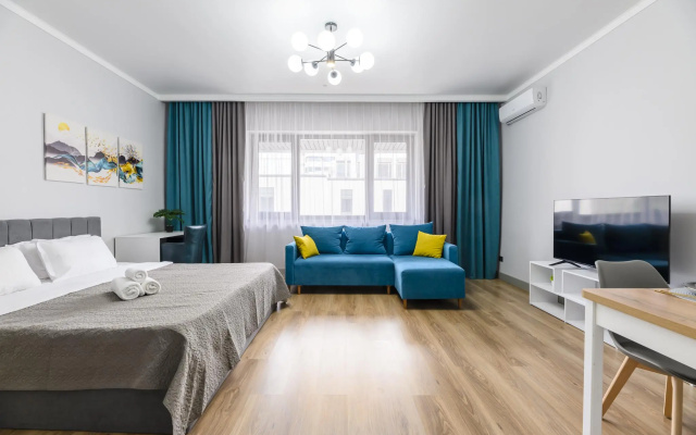 Almaty Apartments (Алматы Апартментс) в микрорайоне Самал-3