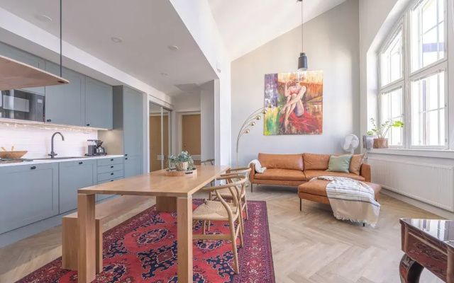 Historical 1BR Penthouse with Sauna