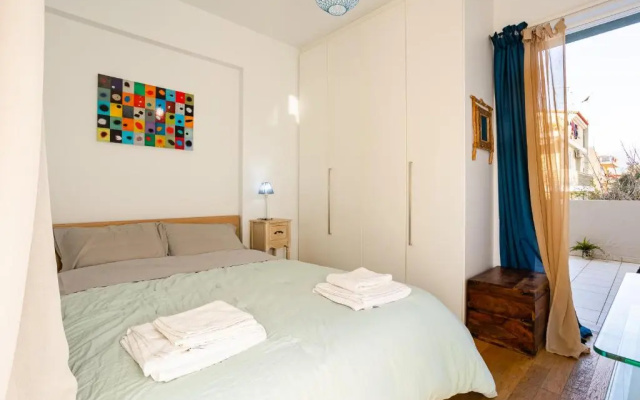 Studio Manolia on the beach