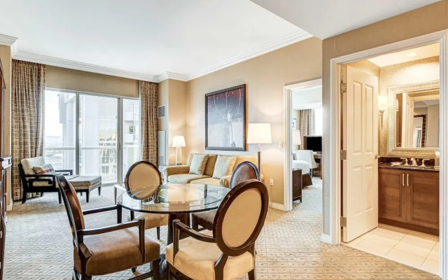 Stunning 1BR Strip Views & Balcony Suite 12701