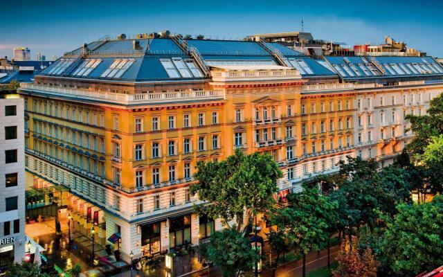 Отель Grand Hotel Wien Австрия, Вена - 9 отзывов об отеле, цены и фото номеров - забронировать отель Grand Hotel Wien онлайн вид на фасад