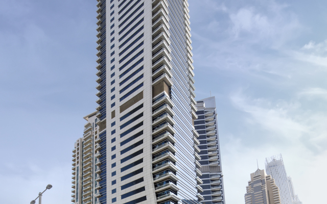 Отель Barcelo Residences Dubai Marina вид на фасад