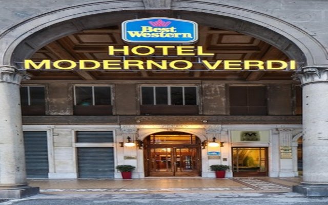 Отель Best Western Hotel Moderno Verdi Италия, Генуя - 1 отзыв об отеле, цены и фото номеров - забронировать отель Best Western Hotel Moderno Verdi онлайн вид на фасад