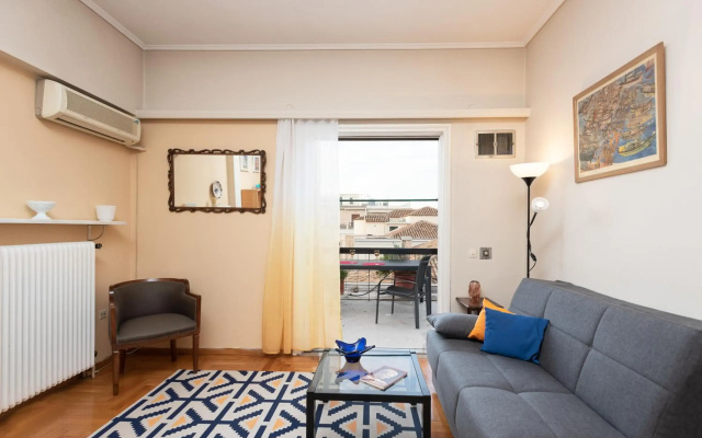 So Athens - Charming 1BD flat, Large terrace, Acropolis view