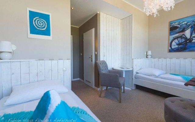 Apfelhotel mit Streusel