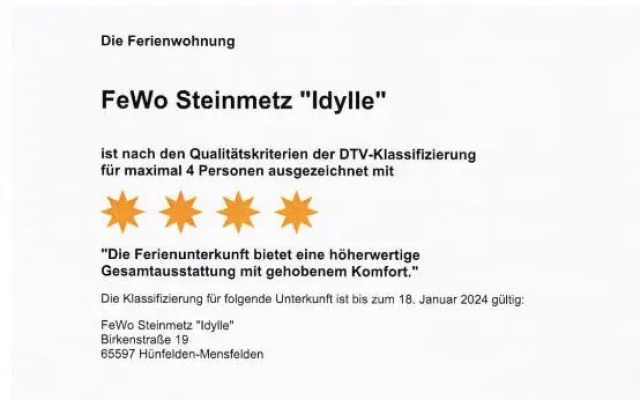 Zwei 4 Sterne Wohnungen bei Limburg