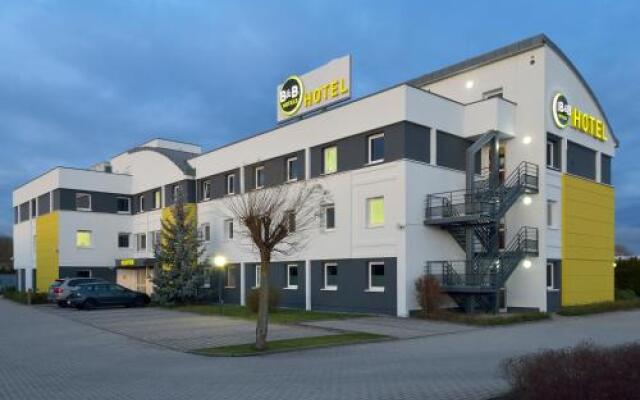 Отель B&B Hotel Leipzig-Nord Германия, Нордост - отзывы, цены и фото номеров - забронировать отель B&B Hotel Leipzig-Nord онлайн вид на фасад