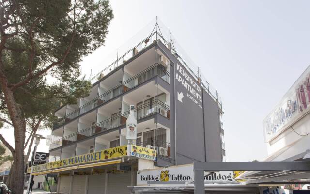 Отель Apartamentos Kensington вид на фасад