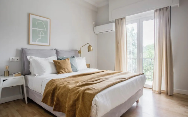 UPSTREET Zeus Temple View 2BD Apt Acropolis-Plaka