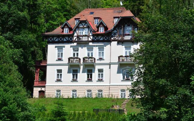 Отель Sant Georg Garni Чехия, Марианске-Лазне - отзывы, цены и фото номеров - забронировать отель Sant Georg Garni онлайн вид на фасад