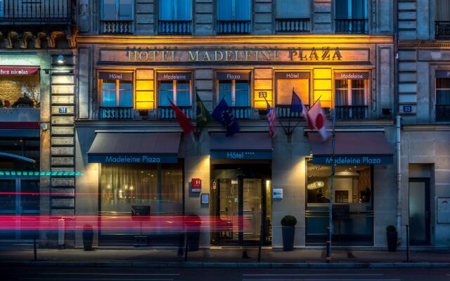 Отель Hôtel Madeleine Plaza вид на фасад