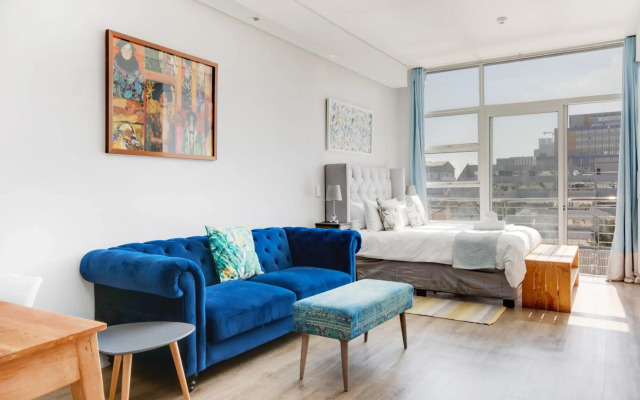 Eclectic Blue City View Apartment
