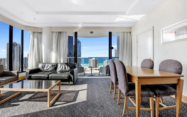 Gold Tower Private 16th Level 2 Bedroom Dual Key