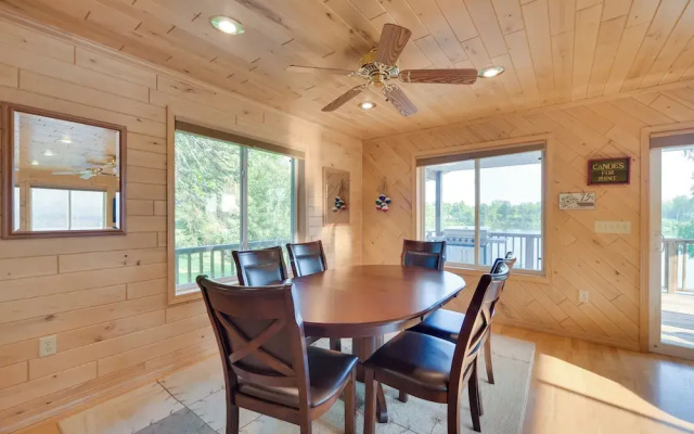 Lakefront Birchwood House w/ Deck + Fire Pit!