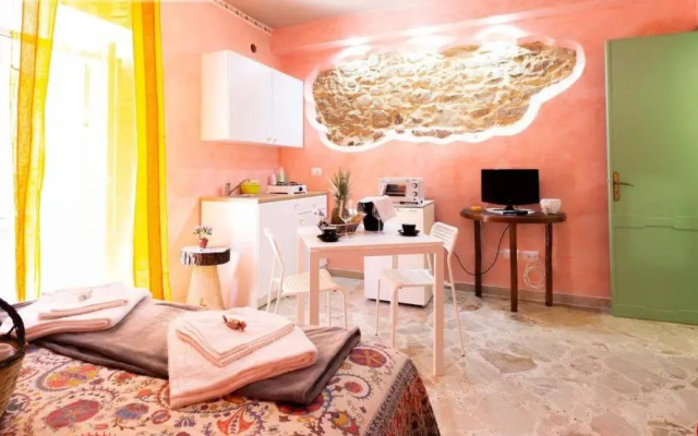 Studio with city view balcony and wifi at Castelbuono