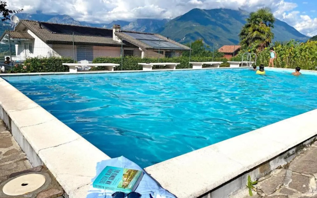 Sole 2 Terrassen Ferienwohnung mit Pool OG