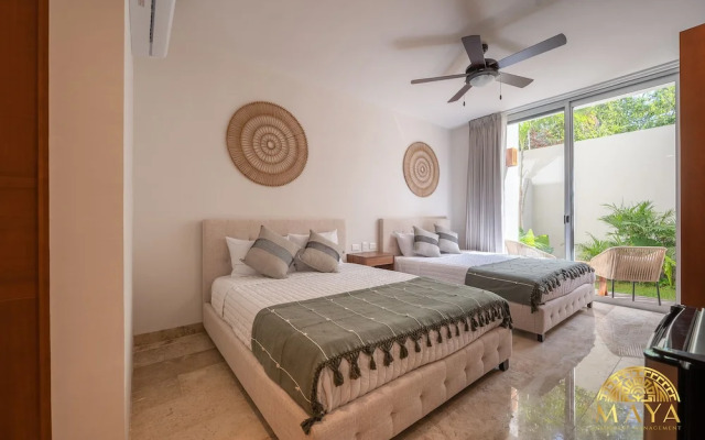 NHOA 112C Lux 1BR Condo Plunge Pool in Aldea Zama