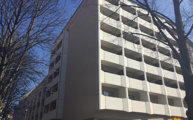 Отель Frederics München City Schwabing вид на фасад
