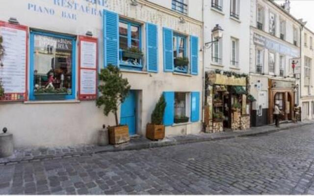 Апартаменты Studio Montmartre Париж вид на фасад