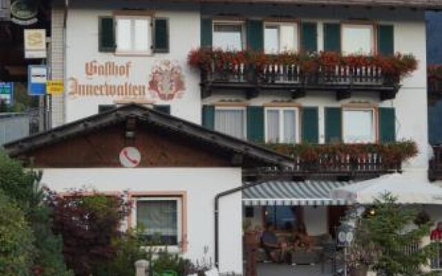 Отель Gasthof Innerwalten Горнолыжный курорт Ортлер вид на фасад