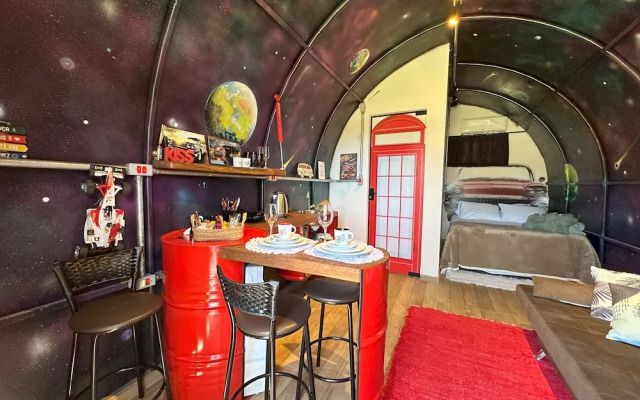 Cabana temática hipster