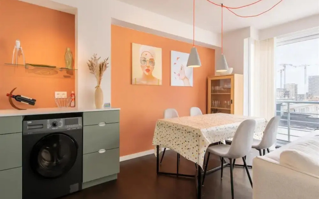 Lateral sea View Apartment in Ostend