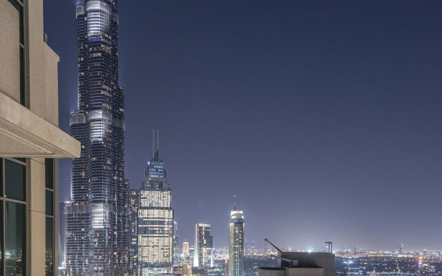 Апартаменты Dream Inn Dubai Apartments 29 Boulevard вид на фасад