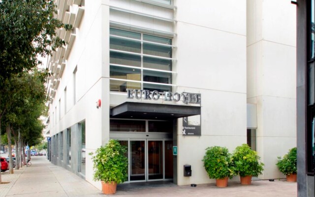 Отель Eurohotel Diagonal Port (ex Rafaelhoteles) вид на фасад