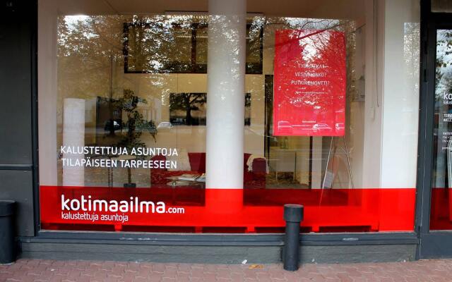 Апартаменты Kotimaailma Apartments Joensuu Йоенсуу вид на фасад