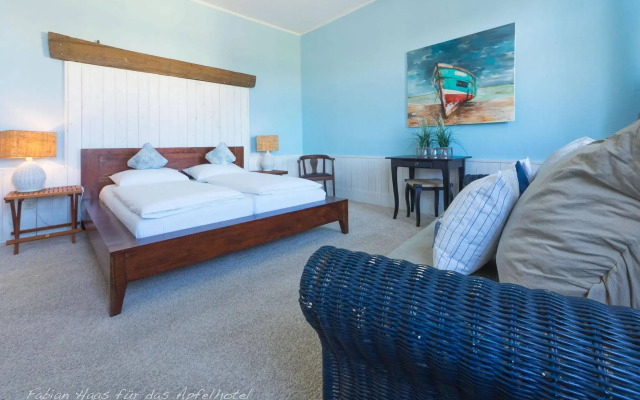 Apfelhotel mit Streusel