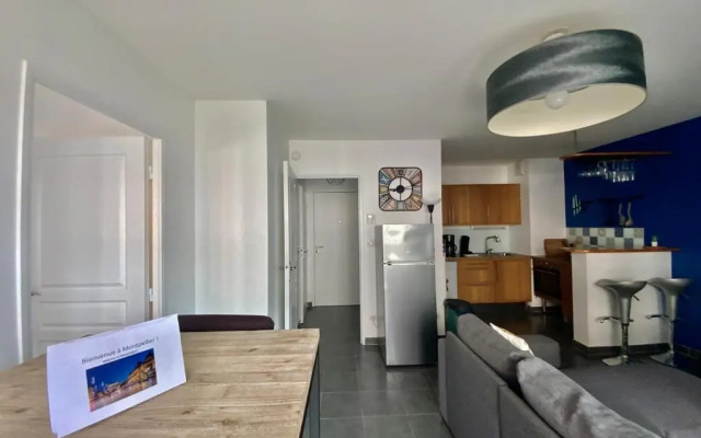 GROOMI Le Port Marianne- Appartement cosy avec 1 chambre