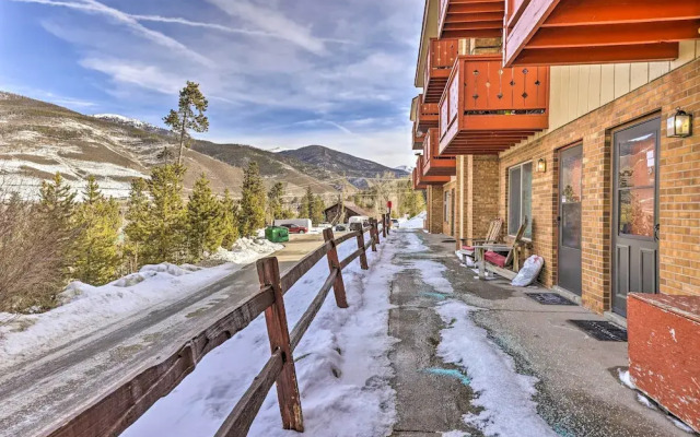 Steps to Dillon Reservoir: Mtn-view Condo