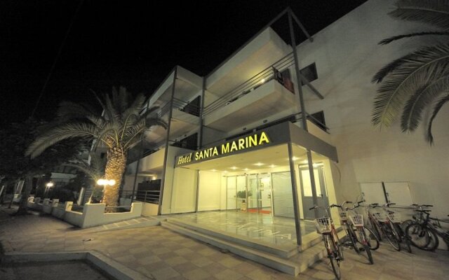 Отель Santa Marina Hotel Apartaments Греция, Кос - отзывы, цены и фото номеров - забронировать отель Santa Marina Hotel Apartaments онлайн вид на фасад