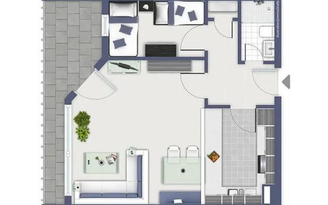 Strandhotel Wohnung 61