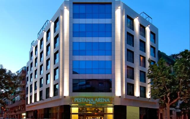 Отель Pestana Arena Barcelona вид на фасад