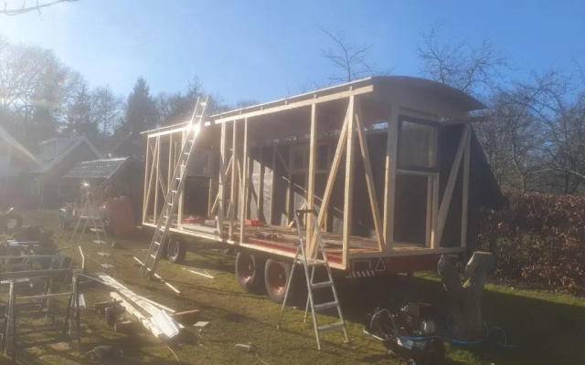 Tiny house op wielen Friesland