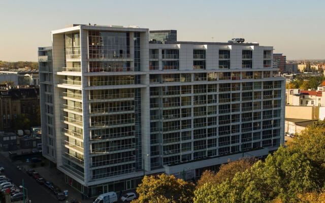 Апартаменты Poznan Apartments Towarowa вид на фасад