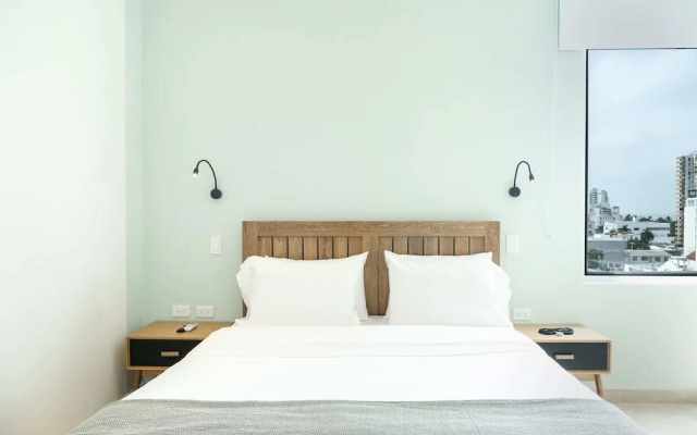 w Trendy 2BR in the Heart of Bocagrande