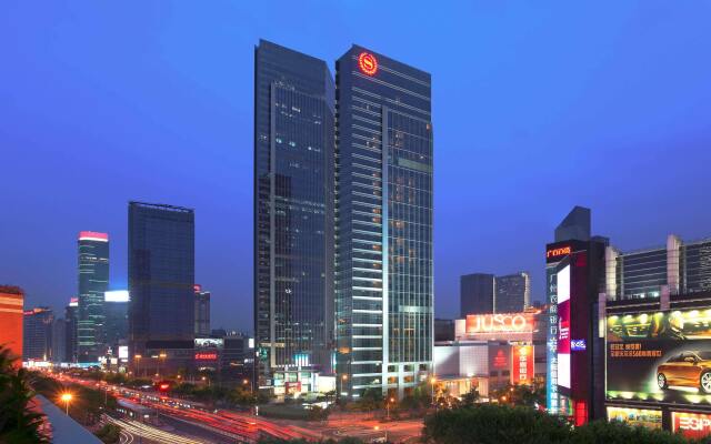 Sheraton Guangzhou Hotel вид на фасад