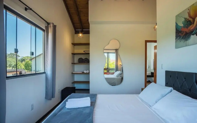 House w/ Suite and BBQ Grill in Imbituba Psl0002