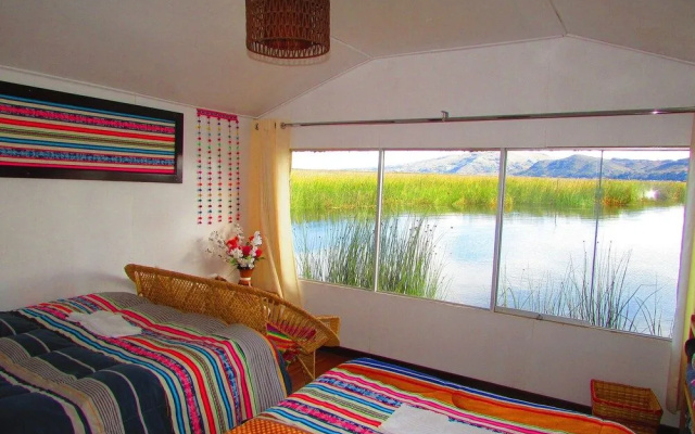 Uros Floating Home Titicaca