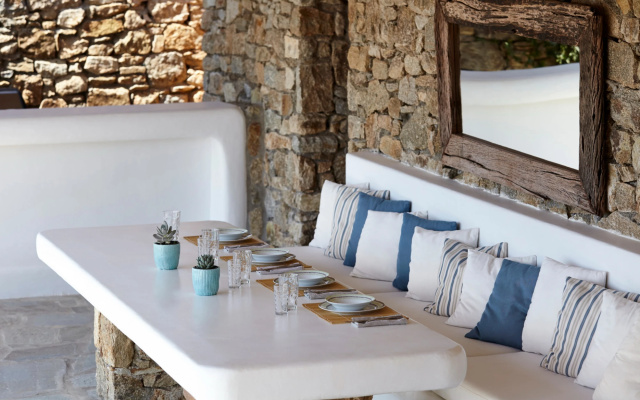 Amazing view Mykonian Villa with 5 bedrooms and pool