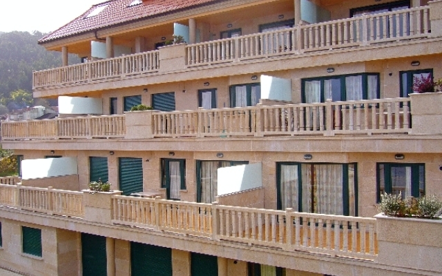Отель Mirador Ria De Bayona Байона вид на фасад