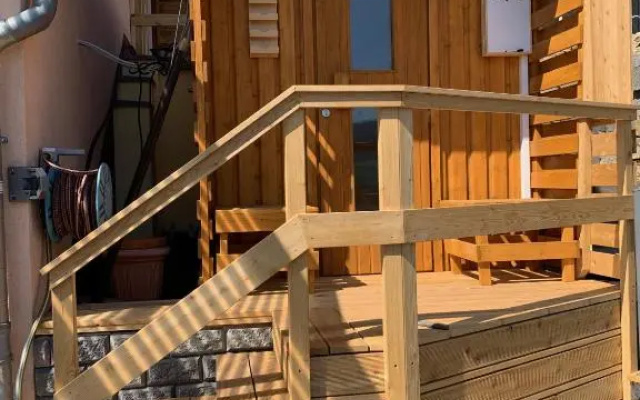 Romantische Ferienwohnung mit fantastischem Ausblick, Pool und Gartensauna