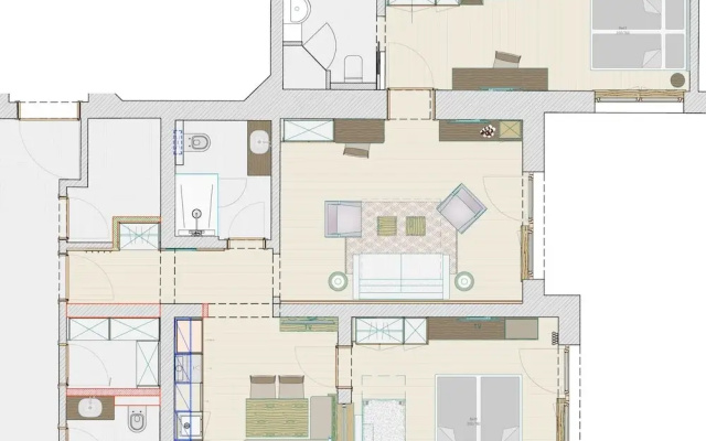 Ferienwohnung mit 2 Schlafzimmern fur 6 Personen