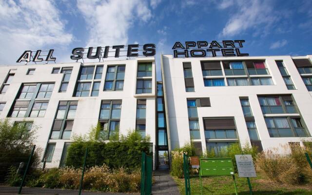 Отель All Suites Appart hotel Bordeaux Lac Франция, Бордо - отзывы, цены и фото номеров - забронировать отель All Suites Appart hotel Bordeaux Lac онлайн вид на фасад