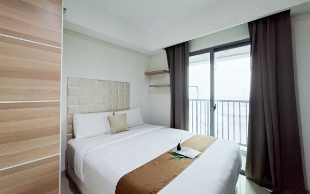 Comfortable 1Br Without Living Room At Apartment Bintaro Embarcadero