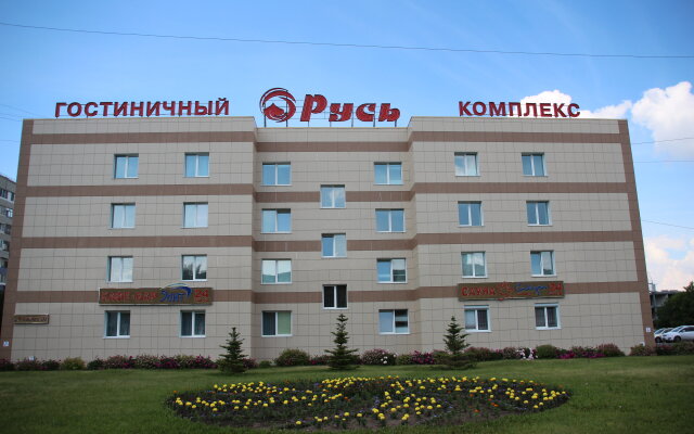 Гостиница Русь вид на фасад